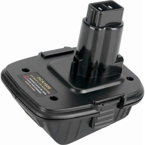 Transforme les batteries lithium 18V/20V en une perceuse à nickel et un adaptateur d'outil rechargeable pour les batteries DeWalt DCA1820 (1/5)