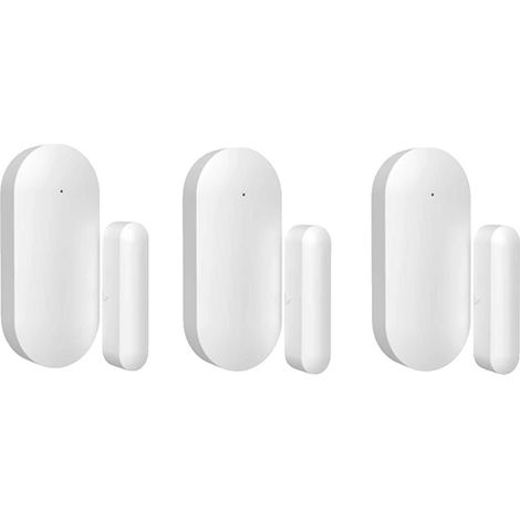 Sensor de puertas y ventanas, integración con domótica, potente sistema de alarma, 3 unidades. (1/2)