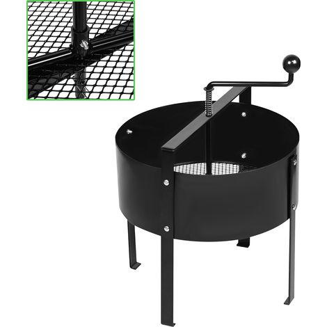 Froadp Handkurbelsieb 40x45cm Bodensichter Feinmaschiges Sieb Bodensieb Sandsieb zum Sieben von Erde Rasenstreuer Komposter Metall Gartenstreuer Düngerstreuer für Rasen und Garten (1/5)