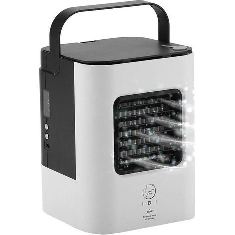 Mini ventilateur portable USB personnel, rafraîchisseur d'air par évaporation, climatiseur, brumisateur, humidificateur et purificateur d'air pour la (1/5)