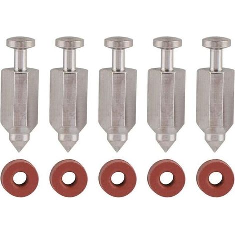 Kit de réparation carburateur pour moteurs Briggs & Stratton 5/6 CV – joints de siège d’aiguille à flotteur, lot de 5 pièces (1/4)