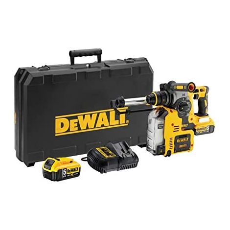 DeWalt DCH275P2-QW 18V - XR LI-ION - XR 18V SDS Plus 2,1J Li-Ion 5,0Ah QCC + Sistema di aspirazione della polvere (1/3)