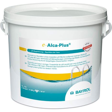 Bayrol – Alca Plus anti-calcaire pour piscine 5kg – Dissolution rapide – Correction pH – 5794529