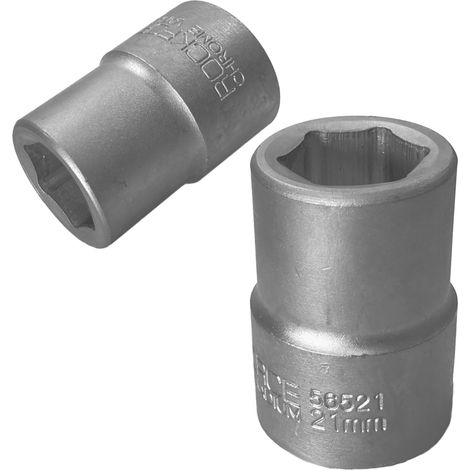 Bussola da 3/4" 21 mm a 6 punte in acciaio Cr-V (1/2)