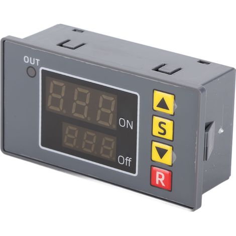 Relais temporisé grand écran, paramètres OP CL LOP, module relais temporisé normalement ouvert, AC110V-220V 1500W (1/5)
