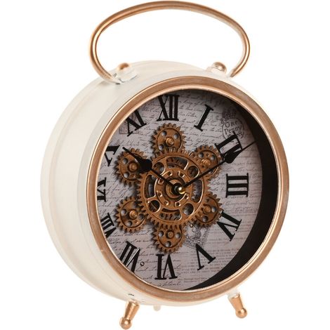 Reloj Sobremesa Metal Cristal 23,5X8X30 Movimiento (1/4)