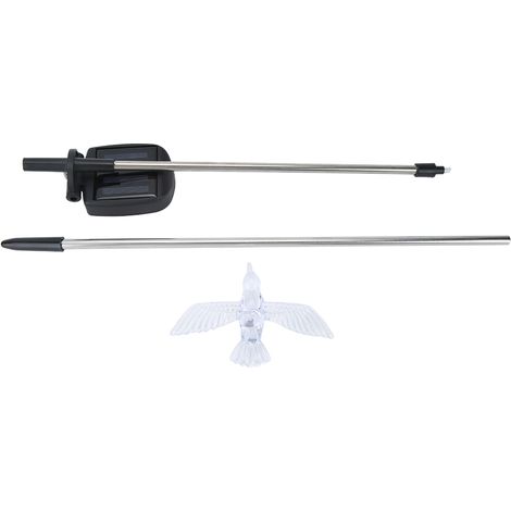 Lampe solaire pour extérieur, décoration lumineuse LED en forme d'oiseau pour pelouse (1/5)