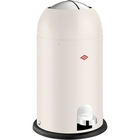 Wesco Kickmaster Jr. cubo de basura acero 12 litros arena mate (1/2)