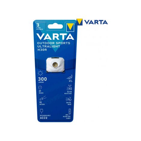 Linterna LED para la Cabeza Varta ULTRALIGHT H30R (100 Unidades) (1 unidad)