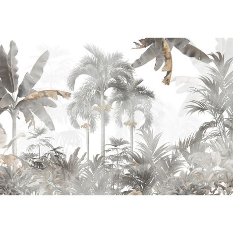Papier peint panoramique - Forêt Tropicale - 130 cm x 88 cm (1/2)