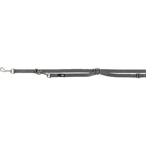 XS-S: 2m/15mm grigio: Premium-Trainingsleine