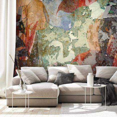 Papier peint Colourful Wall - 150 x 105 cm (1/4)