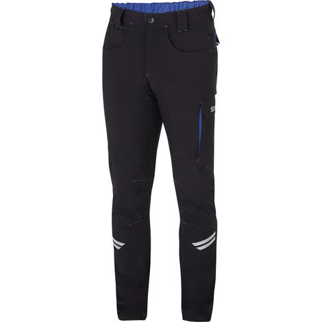 Pantaloni Tecnici Leggeri Nero/blu Kansas T4 - XL