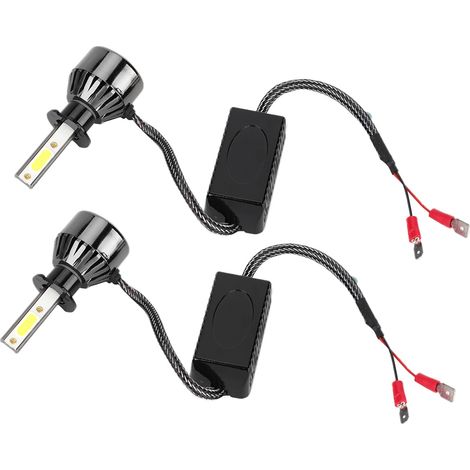 2 ampoules LED 80W blanc H3 G7, phares auto blancs, ampoules de phare LED 80W pour voiture (1/5)