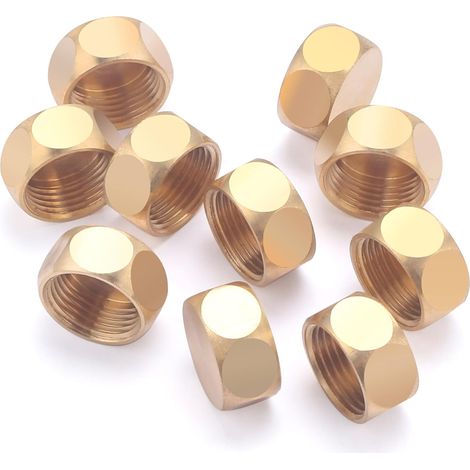 Bouchon Laiton Femelle 12x17 (3/8) x10 bouchons NOYON & THIEBAULT