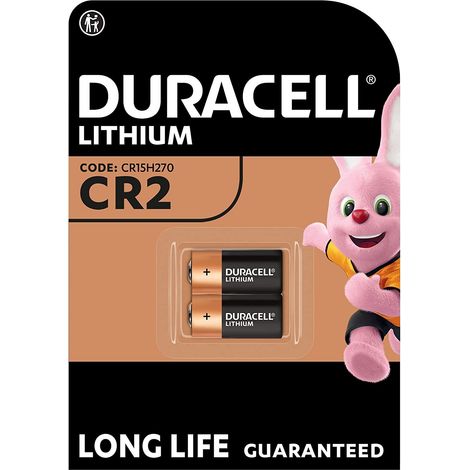 Piles CR2 Duracell Lithium 3V