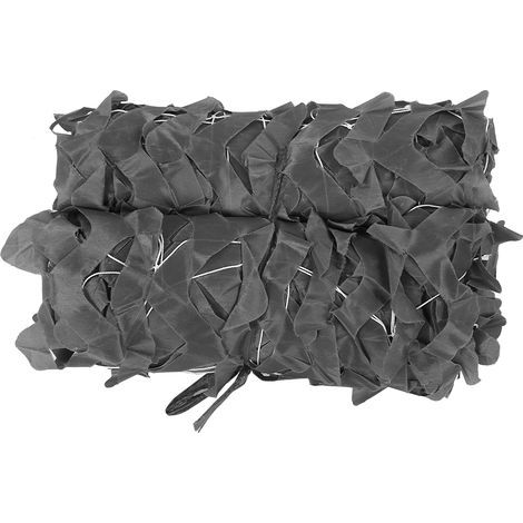 Filet de camouflage militaire d'extérieur pour la chasse, le tir, le camping et la protection solaire (Gris 2x4) (1/5)
