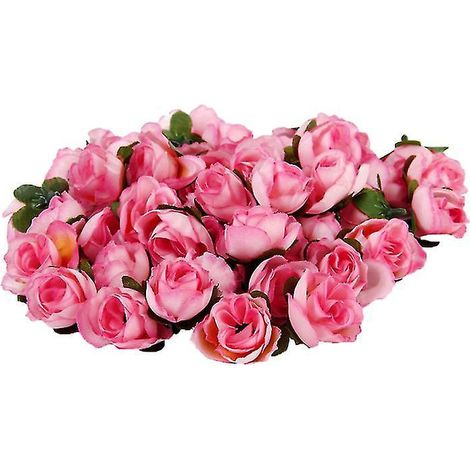 60 têtes de roses en soie (1/3)