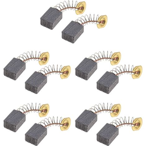 pairs of CB411 191940-4 6x9x12mm Carbon Brushes Compatible with Makita RT0700C 3707F 3708F 3708FC Grinder Router (1/5)