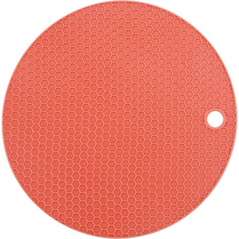 Tapis de Cuisine en Silicone Anti-Chaleur 17cm, Protection pour Plan de Travail Anti-Dérapant (1/5)