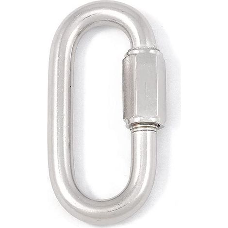 CONNEX - MOSCHETTONE CON CHIUSURA FILETTATA IN ACCIAIO INOX 4MM
