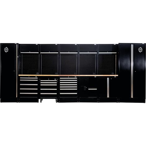 Draper 27064 BUNKER 25 Piece Modular Storage Combo with Hardwood Worktop (1/4)
