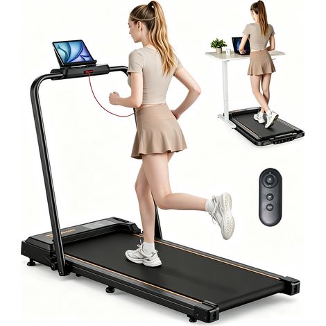 Tapis de Course - FT51 Tapis Marche , Vitesse 1-10km/h, Ultra Silencieux 2.5 HP, avec télécommande et LCD Idéal pour Maison
