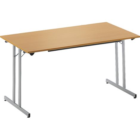 SODEMATUB, Table pliante STANDARD, piétement carré avec vérins (1/4)