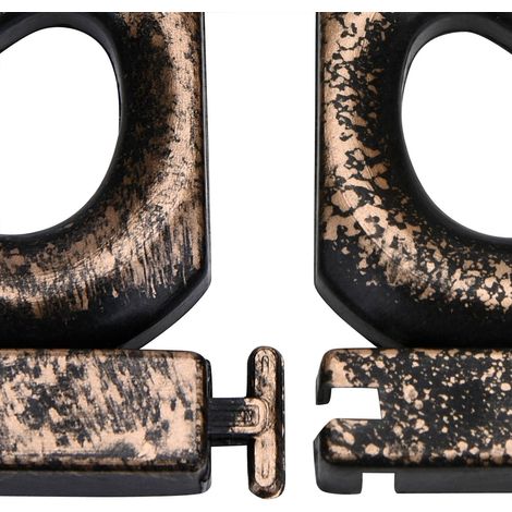 Lawn and bed edging brass look 190cm set of 6 (1/2)