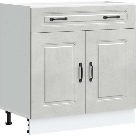 Maison Exclusive - Base da Cucina Kalmar Grigio Cemento in Legno Multistrato