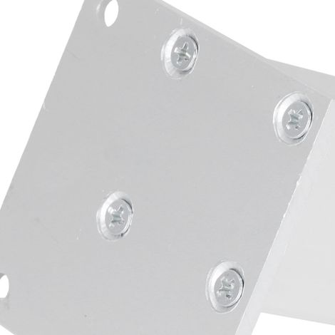 Verstellbare Sofafüße aus Aluminiumlegierung [4 Stück] 60 mm Quadratfuß für Schränke und Möbel (1/5)