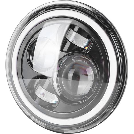 7-Zoll-LED-Angel-Eye-Scheinwerfer (60 W), hohe Helligkeit, wasserdicht und langlebig für Wrangler-Fahrzeuge (1/5)