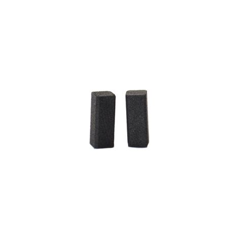 Juego de 2 carbones adaptables para AEG - Atlas Copco. Dimensiones: 5 x 5 x 12 mm.