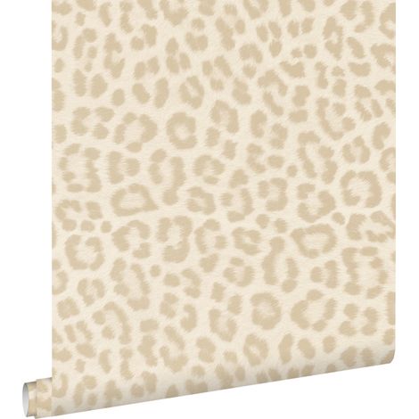 papier peint peau de léopard beige - ESTAhome (1/5)