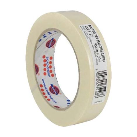 NASTRO CARTA MSK 6127 TB EUROCEL - MM 25 ML 50- 72 pezzi