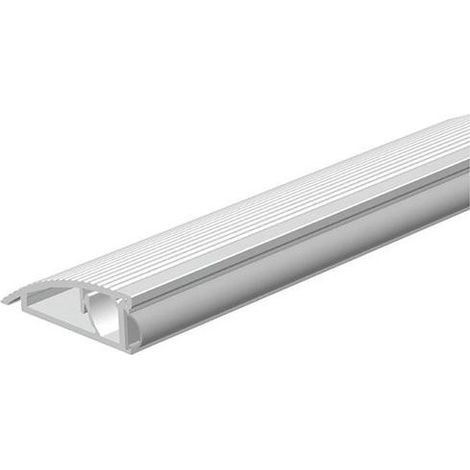 Rail de butée de porte AKW à visser alu argent.Br63 x H20 x L3600
