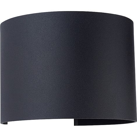 APPLIQUE GANDALF LED NERO 2X5W 4000K IP54- 1,0 pz