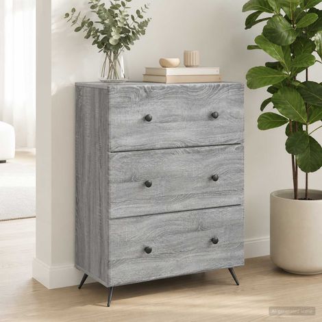vidaXL Armoire à tiroirs 66 x 34,5 x 90 cm Bois d'ingénierie (1/5)