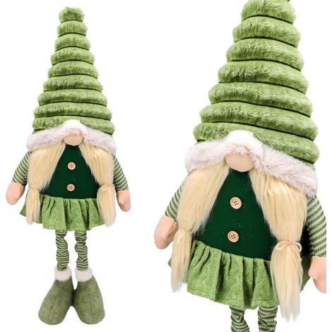 Gnomo di Natale, nano, Babbo Natale, 75 cm, telescopico, decorazione JUMIhome (1/5)