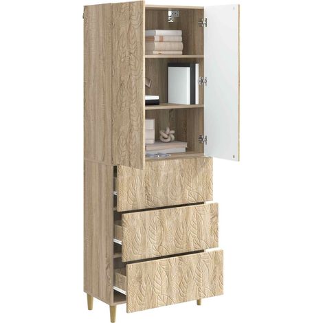 Set di armadi 2 pz Rovere Sonoma 66 x 34,5 x 90 cm DAS241479 (1/5)