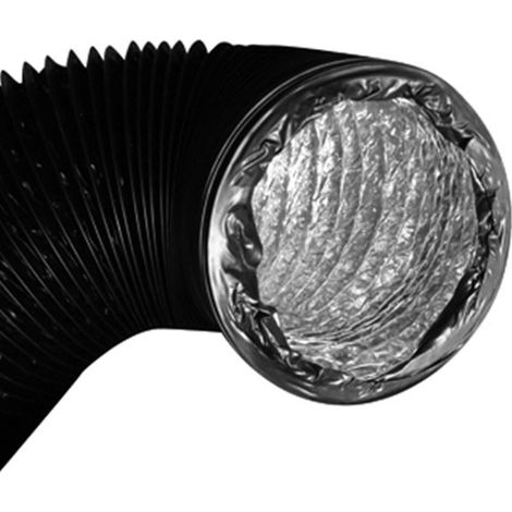 Gaine combi aluminium pvc double couche 150mm x 10m, conduit de ventilation (1/2)