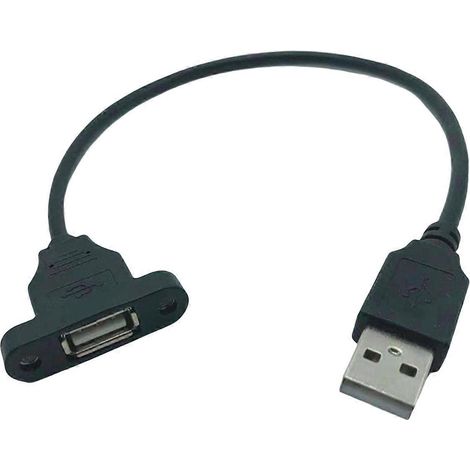 Câble d'extension USB 2.0, câble de données mâle-femelle, rallonge 1 m (1/5)