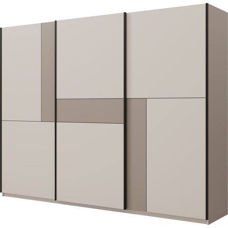 Armario Austin 370, Cachemira + Congo, 210x270x60cm, Puertas de armario: Correderas, Número de estantes: 0