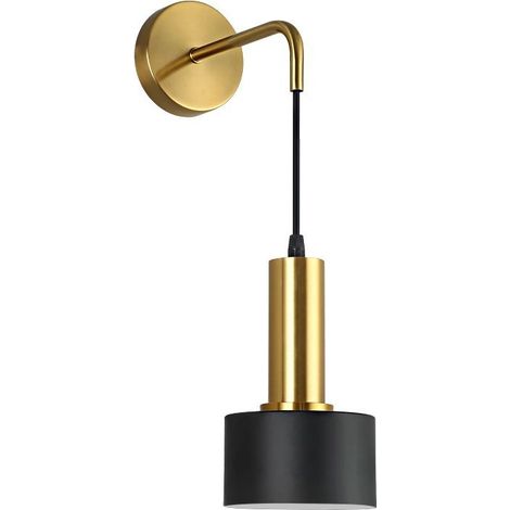 Lampes murales à LED Éclairage extérieur Tête de lit Dressing Salon Meubles Maison Décoration Table Miroirs Chambre NOIR