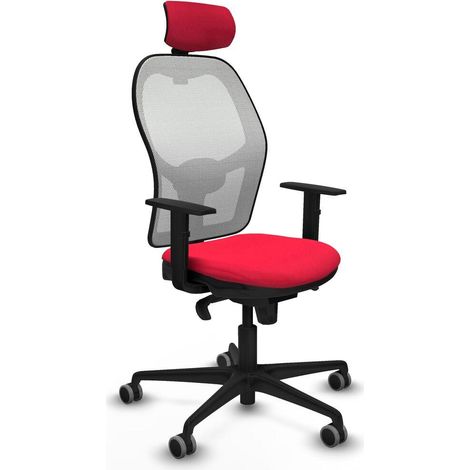 Piqueras-y-crespo Jorquera Silla de oficina roja ergonómica