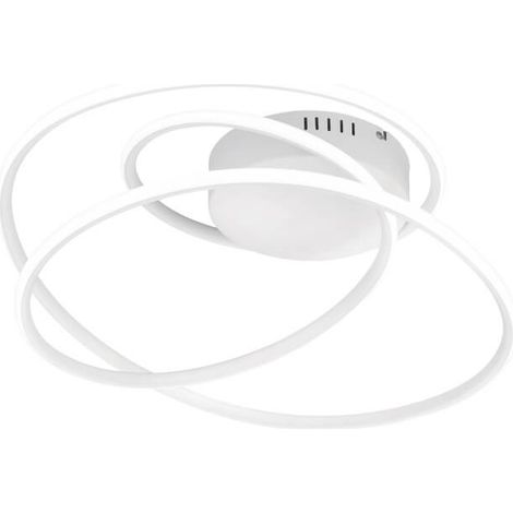 Plafonnier moderne LED intégré BOLOGNA blanc RL 50cm (1/3)