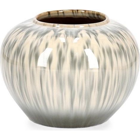 Vaso "Coira" tondo in terracotta smaltata per uso esterno Ø 25 cm