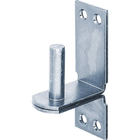 Alberts 311117 Cardine su piastra, nelle versioni con gancio DI o DII, zincato blu, entrata Ø16 mm, Piastra 113 x 40 mm