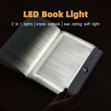 Lampe de lecture transparente - veilleuse de bureau à intensité variable - lampe de lecture lumineuse pour table à dessin - éclairage d'ambiance - lampe pour tableau d'affichage (1/4)