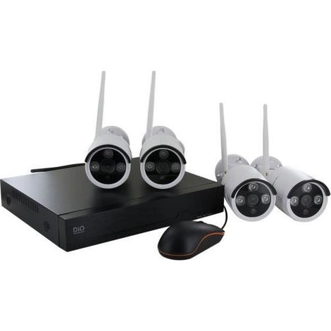 Kit de vidéosurveillance NVR sans fil + 4 caméras - DIO CONNECTED HOME - 3MP (1/5)